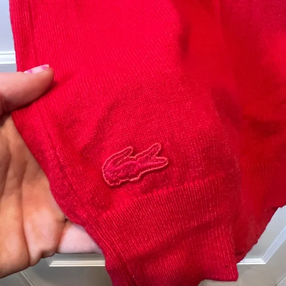 LACOSTE excellent condition cashmere crew neck sweater - Picture 5 of 6